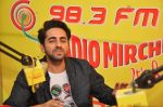 Ayushmann Khurrana at Radio Mirchi studio for promotion of Hawaizaada